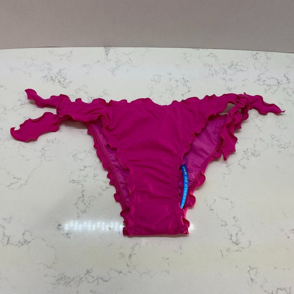 NWT Guess Solid Cheeky Bikini Bottoms swimsuit